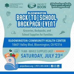 Back to school backpack event b | project boon Back to school backpack event b